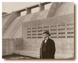 photo of Senator Norris at Norris Dam